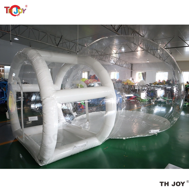 4m Long Giant Inflatable Outdoor Camping Tent, Waterproof Clean Dome Inflatable Bubble House Good Quality Air Dome Tent for Party
