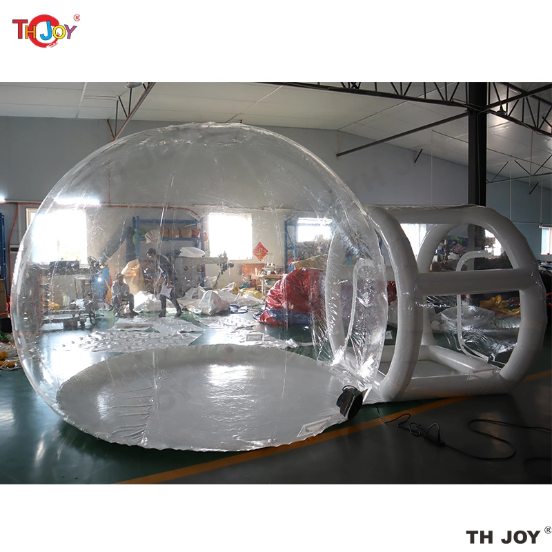 4m Long Giant Inflatable Outdoor Camping Tent, Waterproof Clean Dome Inflatable Bubble House Good Quality Air Dome Tent for Party