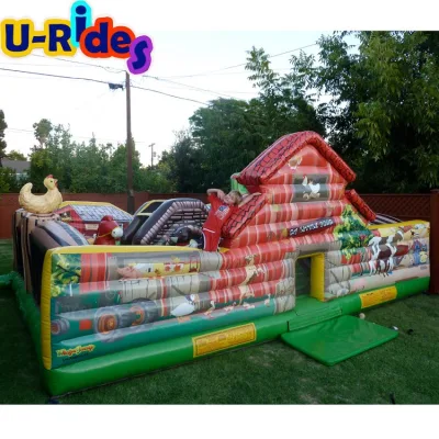 Commercial inflatable bouncer castle inflatable farm bouncer house